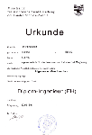 Diplom Urkunde